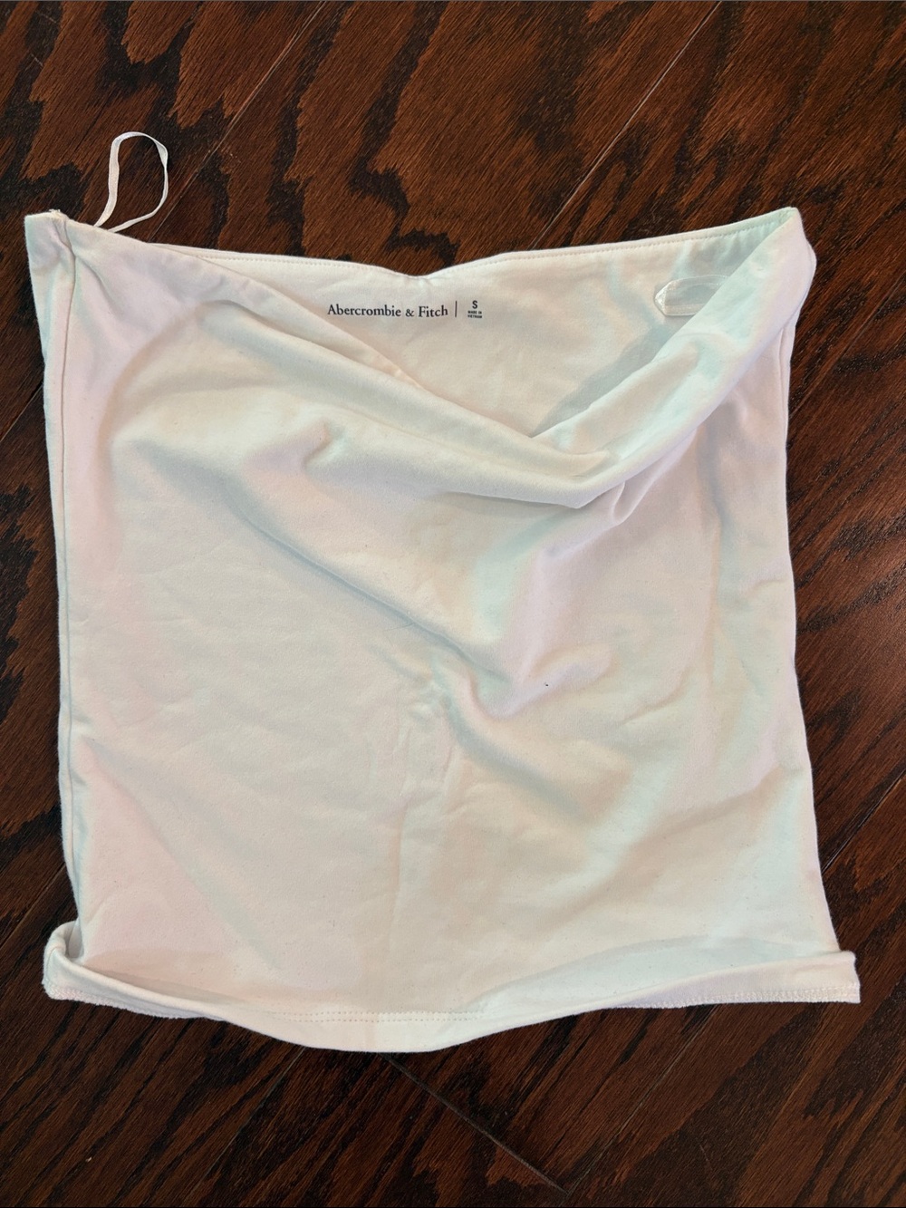Abercrombie & Fitch White Strapless Tube Top